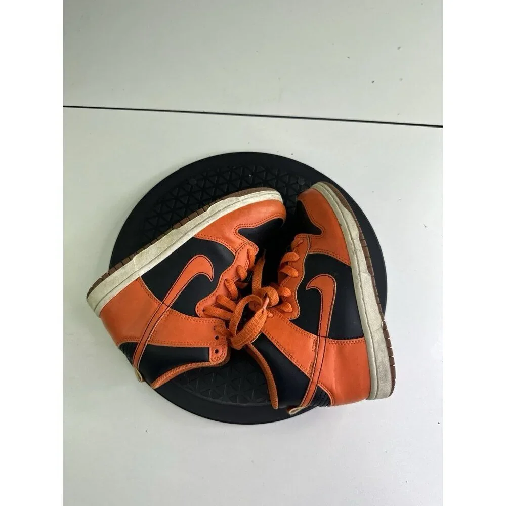 Nike Dunk High (PS) Black Safety Orange DD2314-004 Size 11c Child